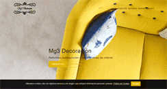 Desktop Screenshot of mg3decoracion.com